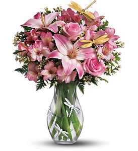 Teleflora's Dragonfly Bouquet in Centralia�IL, Ross Flower Shop