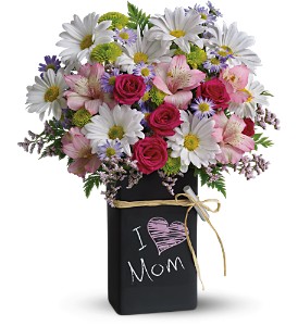 Teleflora's Chalk It Up Bouquet in Centralia�IL, Ross Flower Shop