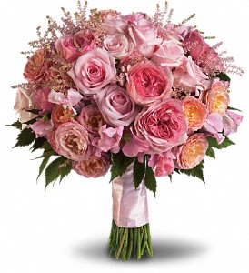 Pink Rose Garden Bouquet in Centralia IL, Ross Flower Shop