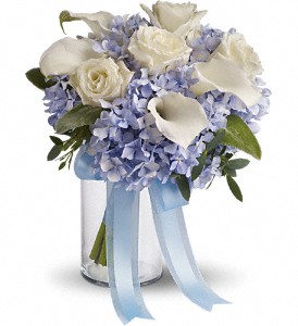 Love in Blue Bouquet in Centralia IL, Ross Flower Shop