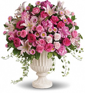 Passionate Pink Garden Arrangement in Centralia IL, Ross Flower Shop