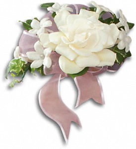 Fragrant Gardenia Nosegay in Centralia IL, Ross Flower Shop