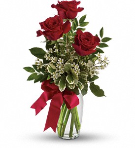 Thoughts of You Bouquet with Red Roses in Centralia IL, Ross Flower Shop