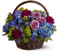 Twilight Garden Basket in Centralia IL Ross Flower Shop