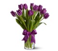 Teleflora's Passionate Purple Tulips in Centralia IL Ross Flower Shop