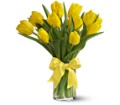 Teleflora's Sunny Yellow Tulips in Centralia IL Ross Flower Shop