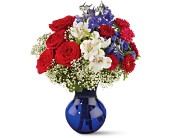 Red White and True Bouquet in Centralia�IL, Ross Flower Shop