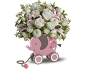 MiGi's Baby Elephant Bouquet by Teleflora - Pink in Centralia�IL, Ross Flower Shop