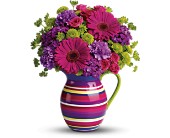 Teleflora's Rainbow Pitcher Bouquet in Centralia�IL, Ross Flower Shop