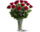 A Dozen Premium Red Roses in Centralia�IL, Ross Flower Shop