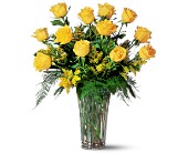 A Dozen Yellow Roses in Centralia�IL, Ross Flower Shop