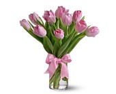 Teleflora's Precious Pink Tulips in Centralia IL, Ross Flower Shop