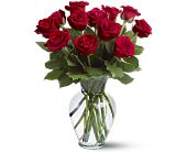 Ross Flower Shop, Centralia, Illinois - 12 Red Roses, picture
